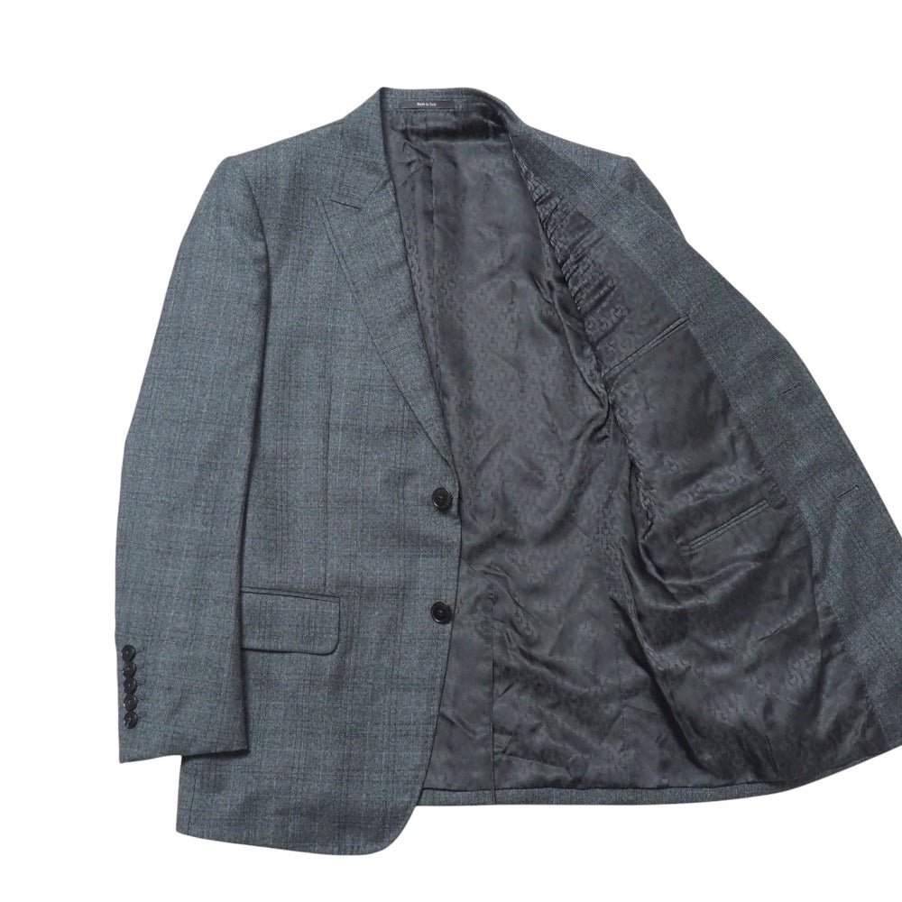 GUCCI suit wool gray 21POFB mens 7-46 R