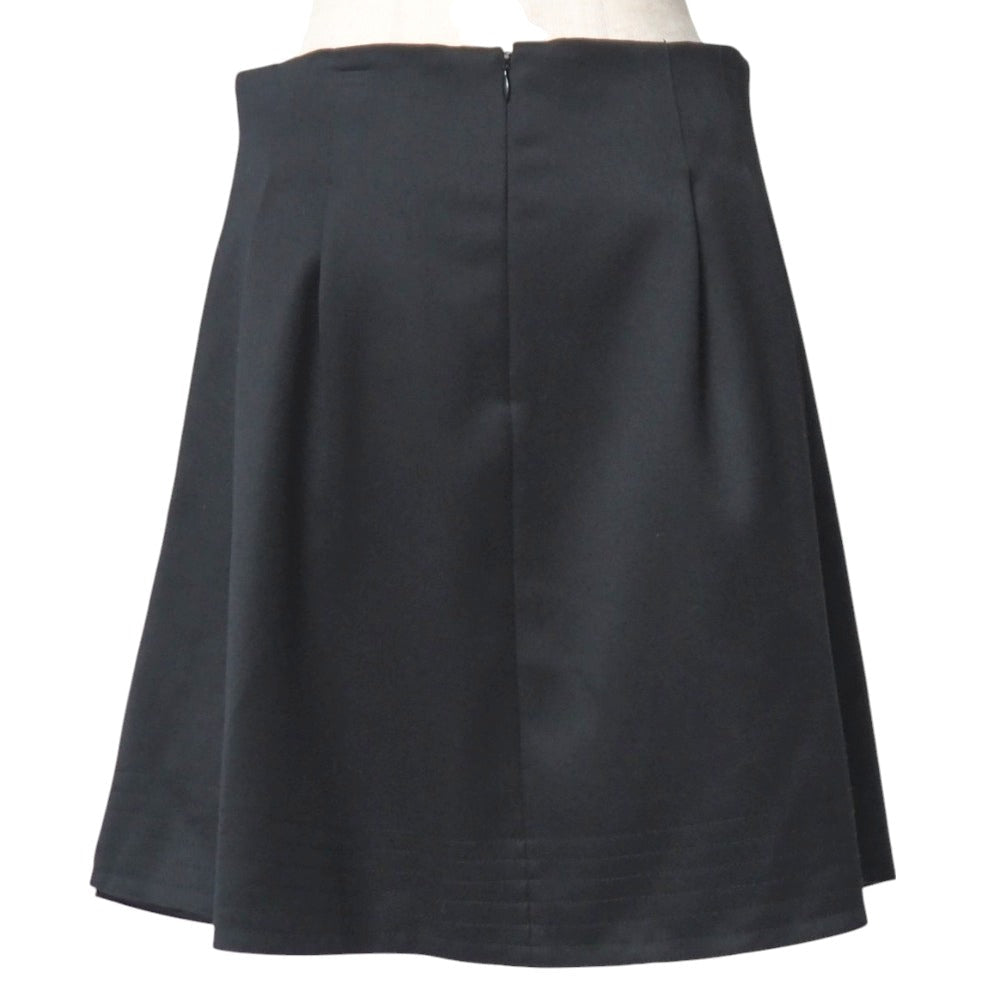 CHANEL Mini skirt wool black P29480V19448 Women 38