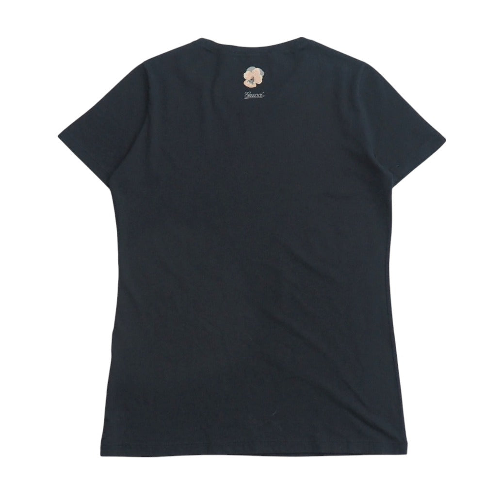 GUCCI Short sleeve T-shirt cotton Black Beige type Yellow type 271582 X3776 Women S