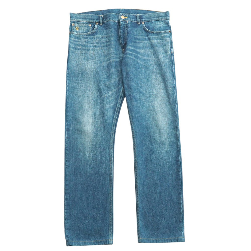 LOUIS VUITTON Denim pants Cotton denim blue 36
