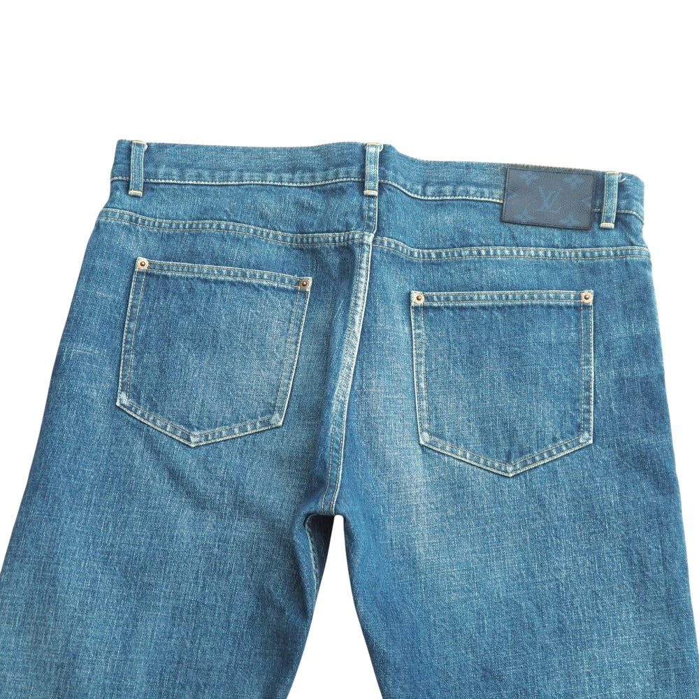 LOUIS VUITTON Denim pants Cotton denim blue 36