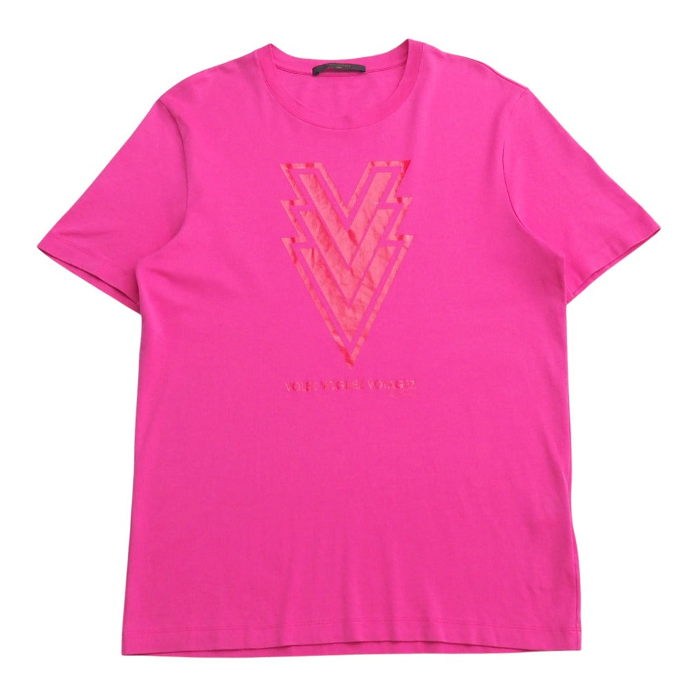 LOUIS VUITTON Short sleeve T-shirt cotton Pink Orange type RM151 H7Y66WCMS L