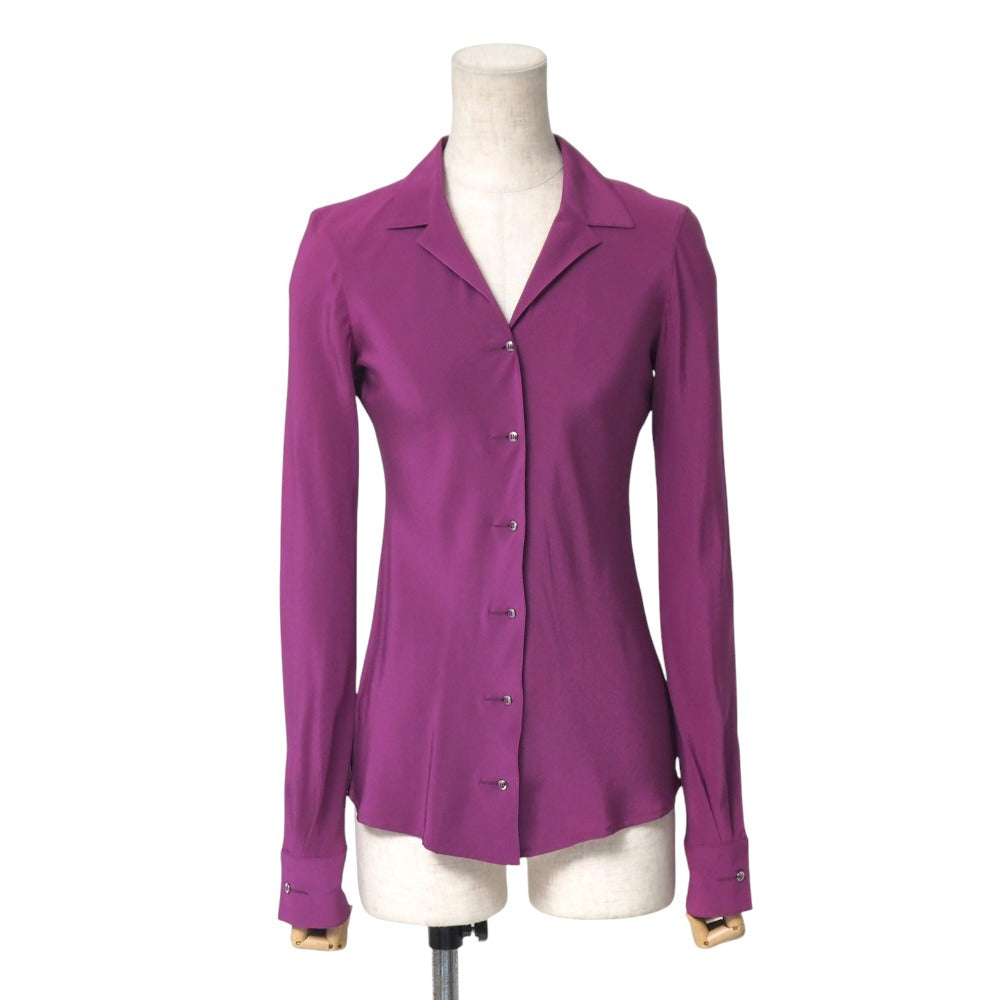 LOUIS VUITTON blouse silk Purple type 36