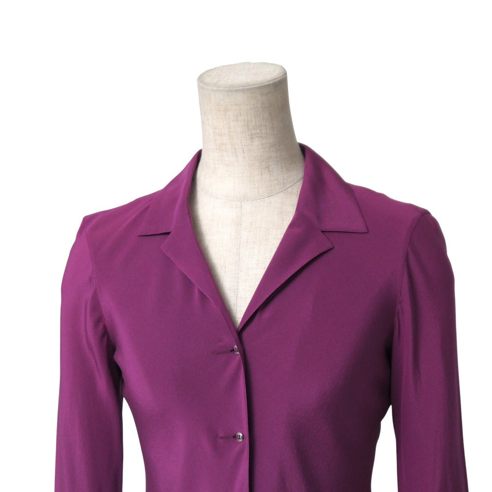 LOUIS VUITTON blouse silk Purple type 36