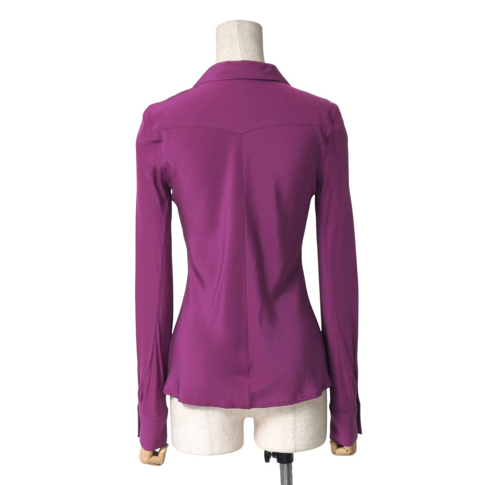 LOUIS VUITTON blouse silk Purple type 36