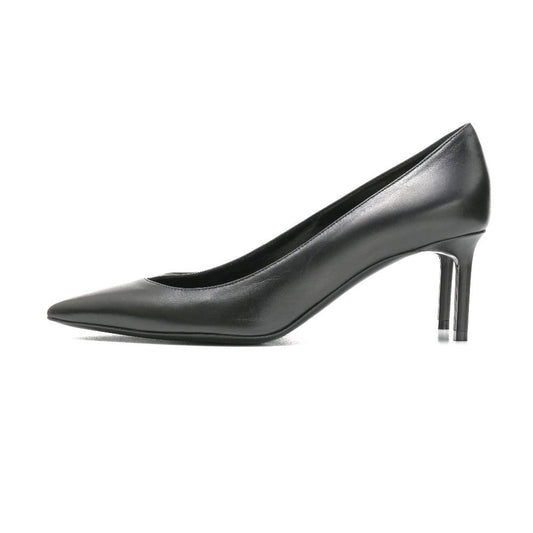 SAINT LAURENT PARIS pumps 480093 leather black Anya 37 1/2