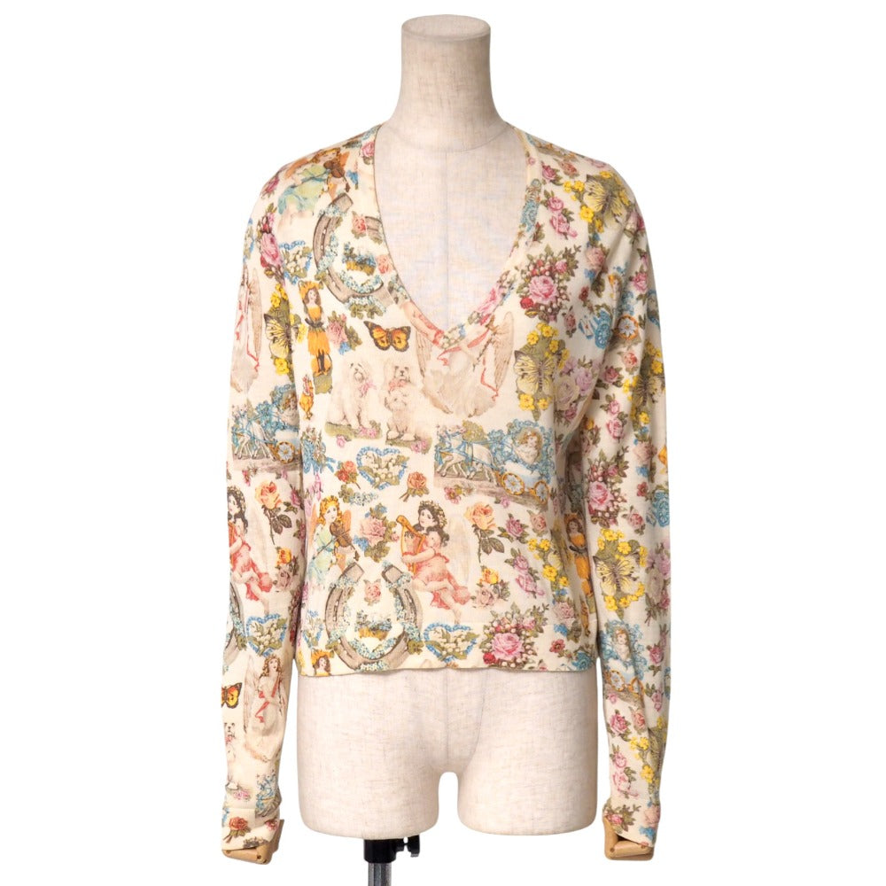 Christian Dior knit wool Ivory type Beige type 5A13055211 38
