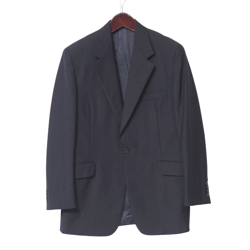 HERMES tailored jacket wool Navy A9115 50