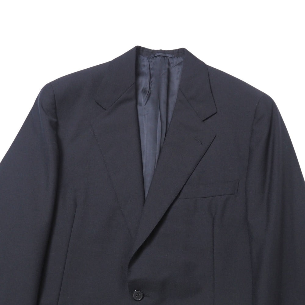 HERMES tailored jacket wool Navy A9115 50