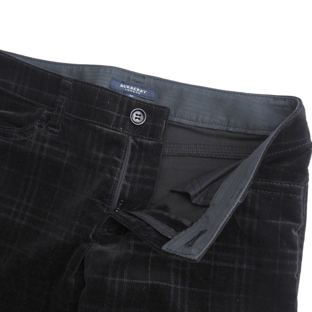 BURBERRY Pants cotton Black type FQ352-054-09 38