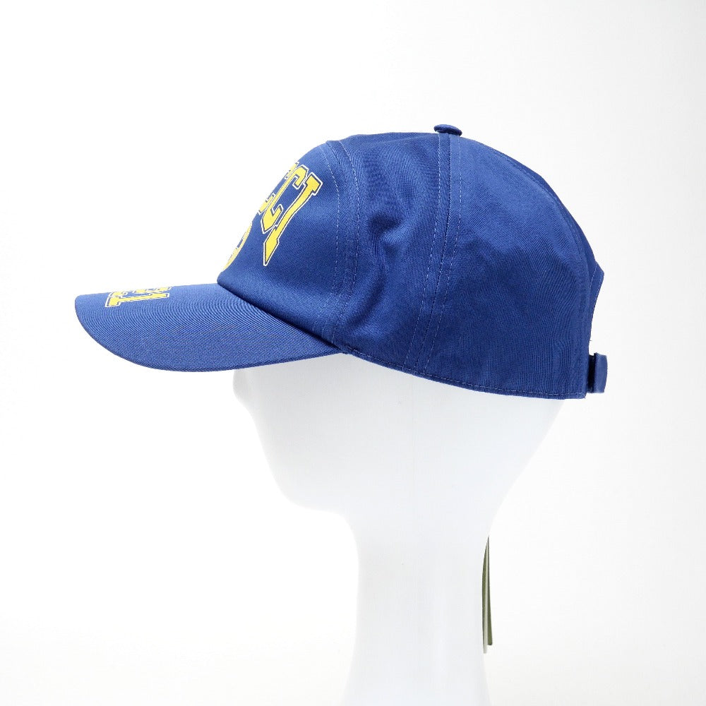 GUCCI cap HAT M GREGOIRE cotton 100% blue 773135 4HA7F 4200 M/58