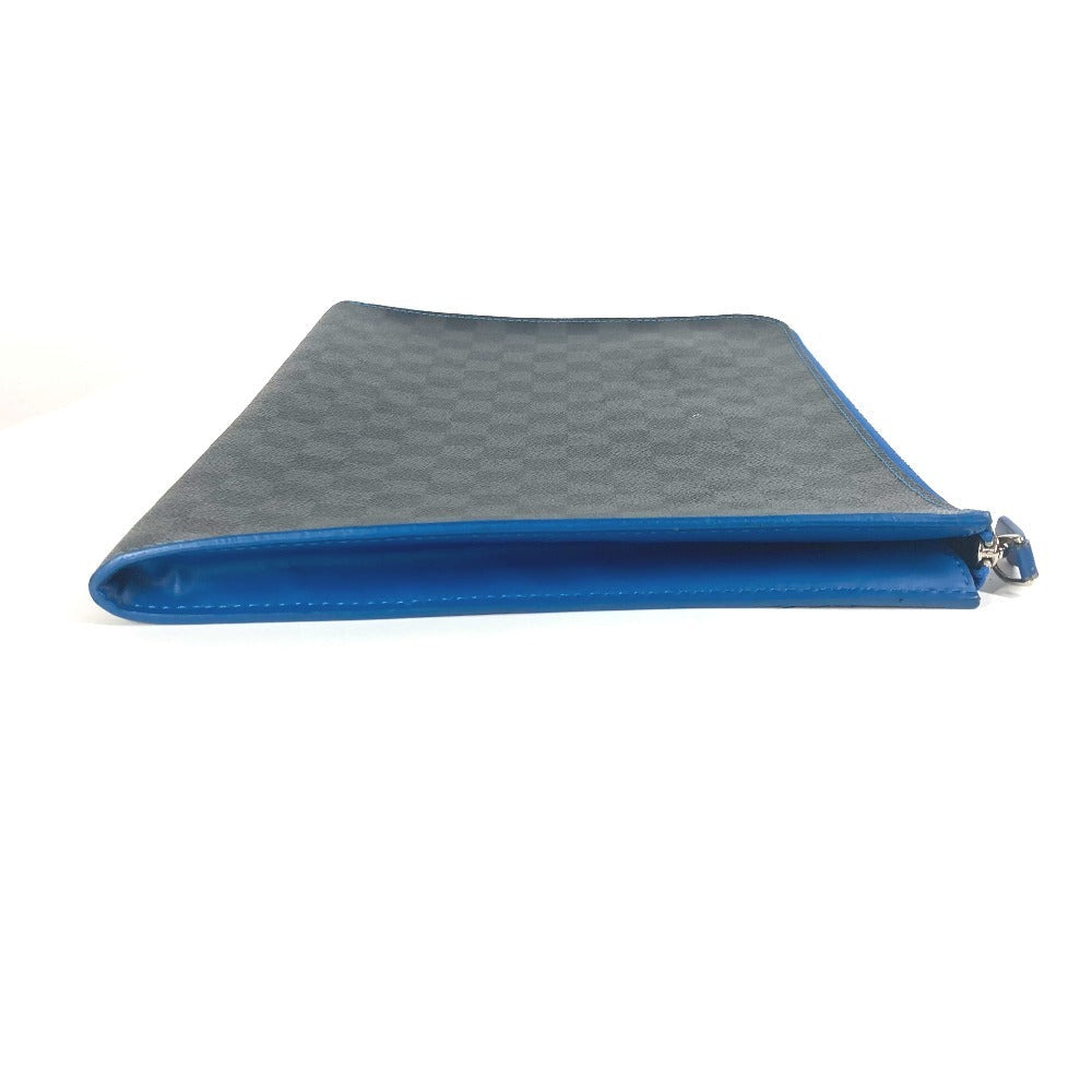 LOUIS VUITTON Clutch bag N64032 Damier Grafitto Canvas black Damier Grafitte Pochette Jules GM unisex(Unisex)