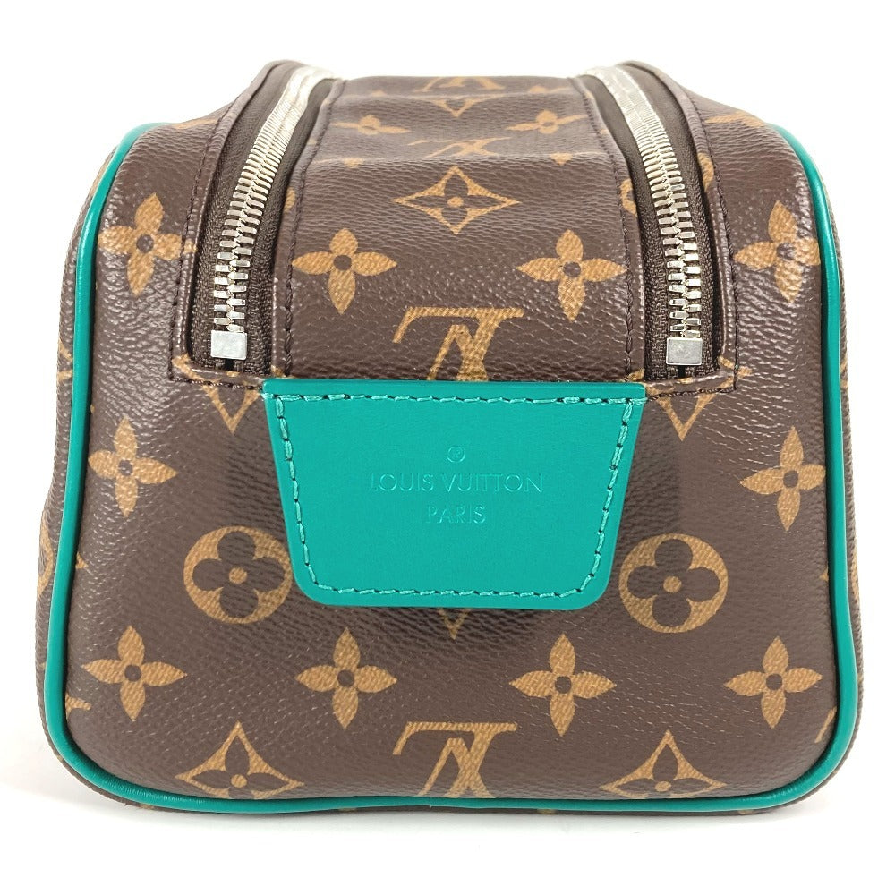 LOUIS VUITTON business bag M12639 Monogram macacer canvas green Monogram Dopp Kit Dopp Kit