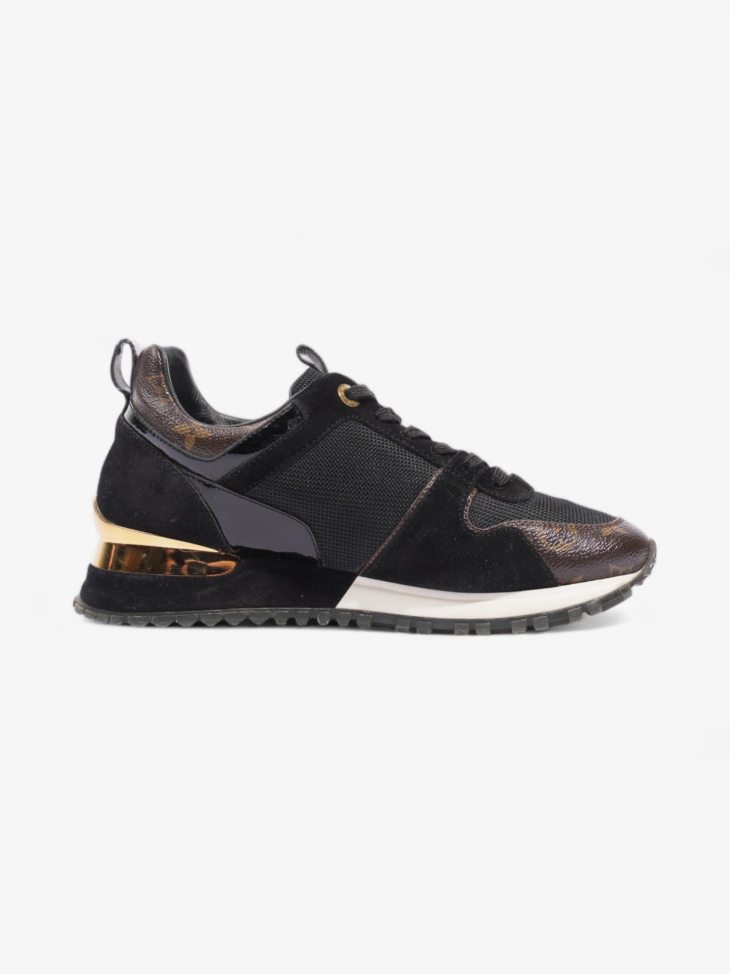 Louis Vuitton Run Away Black / Monogram Suede EU 37.5 UK 4.5