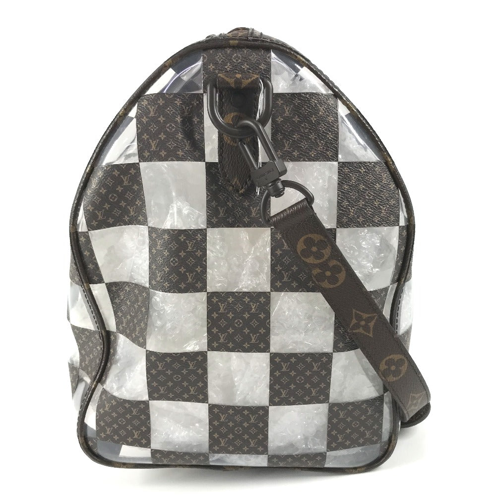 LOUIS VUITTON Boston Duffel bag M20864 Monogram Canvas, Plastics Brown monogram chess Keepall bandouliere 50