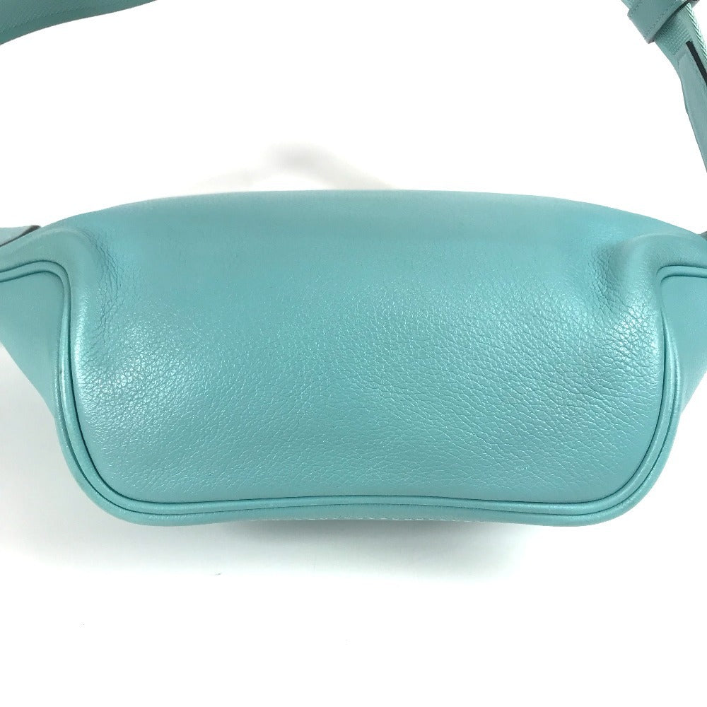 HERMES Sling bag Evercolor blue Shoulder Bag City slide cross PM