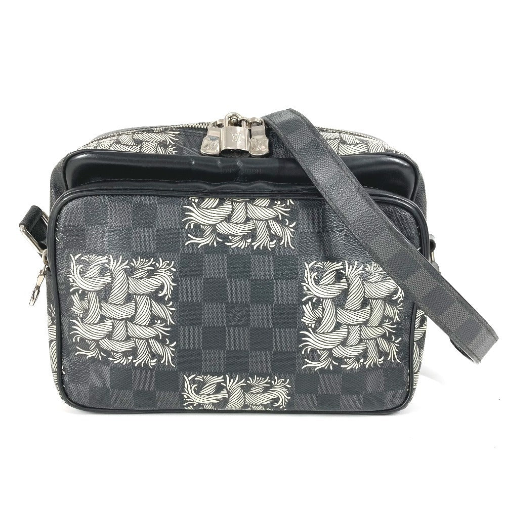 LOUIS VUITTON Shoulder Bag N41572 Damier Grafitto Canvas black Damier Graphite Christopher Nemeth NilPM Nil PM