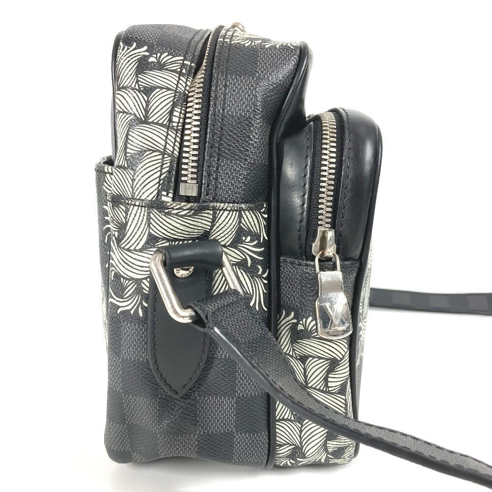 LOUIS VUITTON Shoulder Bag N41572 Damier Grafitto Canvas black Damier Graphite Christopher Nemeth NilPM Nil PM