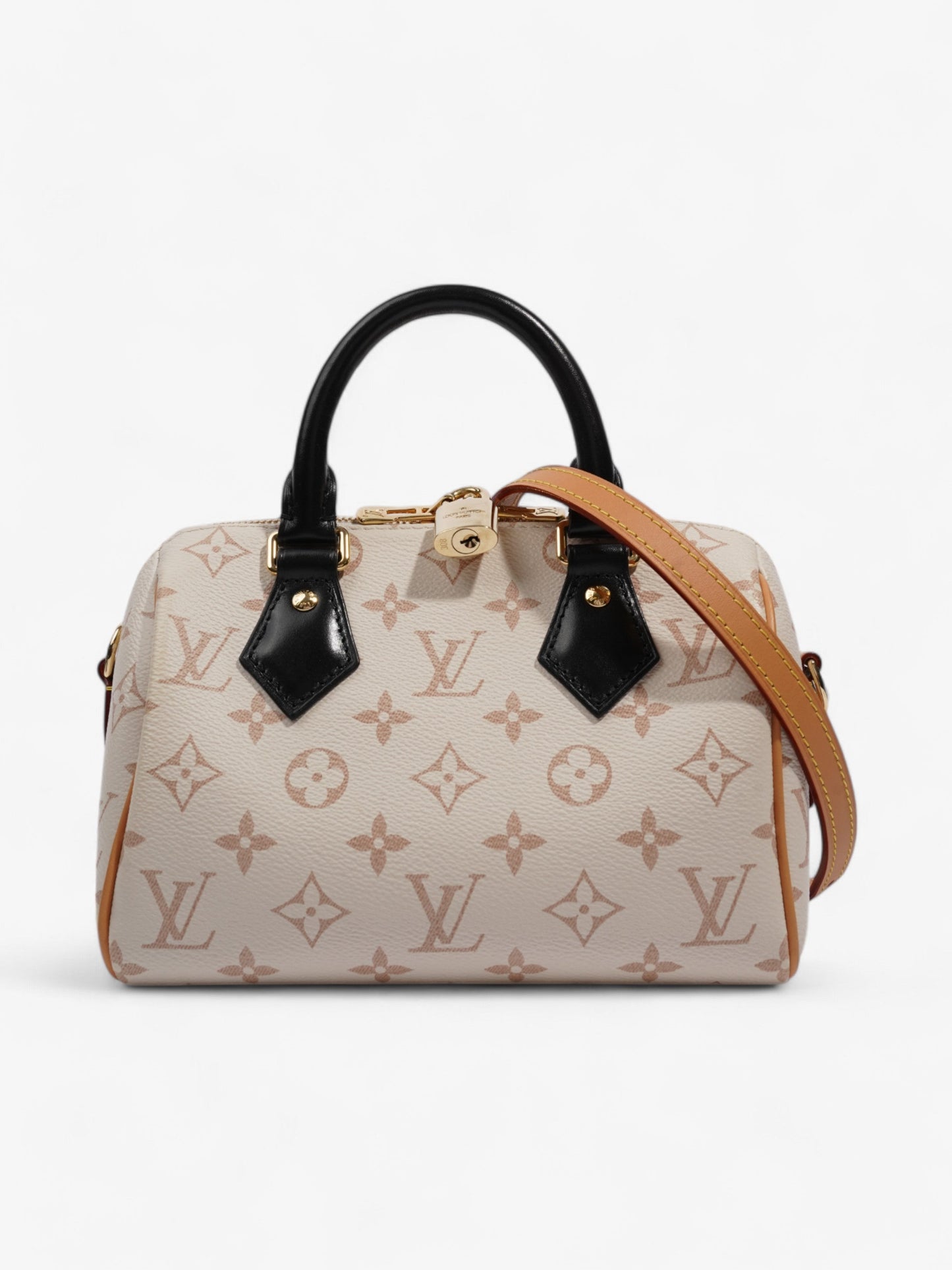 Louis Vuitton Speedy BandouliÃ¨re Monogram Dune / Black Coated Canvas 20