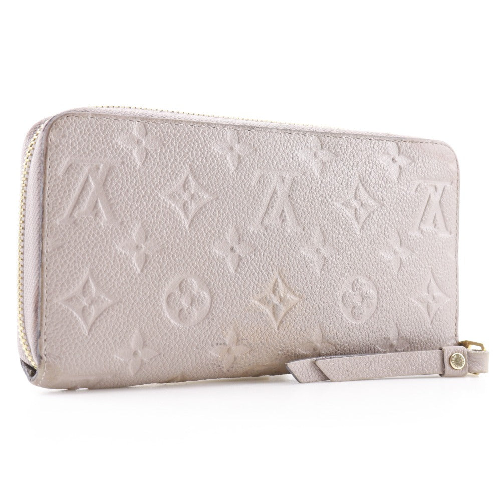 LOUIS VUITTON Long Wallet Purse M69034 Monogram Ann Platt gray Zippy wallet Women