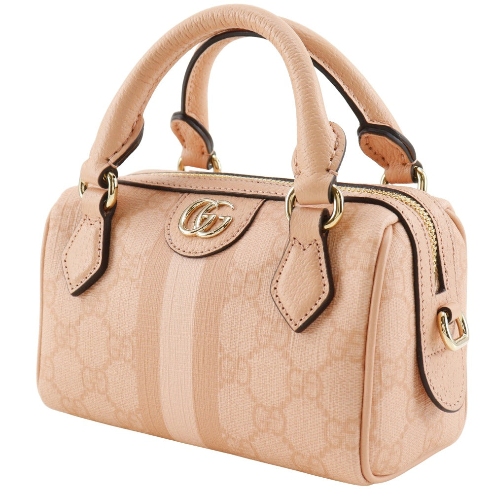 GUCCI Handbag 781490 FAD03 6241 GG Supreme Canvas pink 2WAYShoulder Ophidia Super Mini Bag