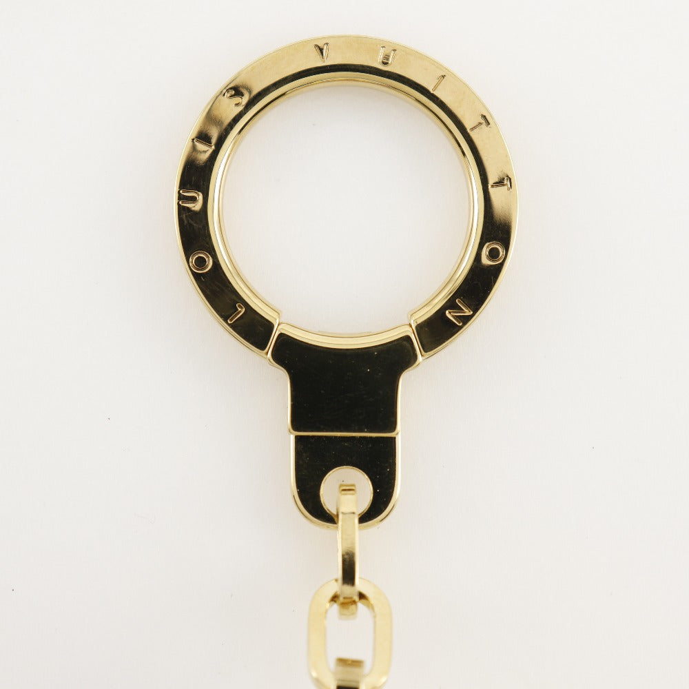 LOUIS VUITTON charm M51911 Monogram Multicolor, Plated Gold White key ring With light Astropill Women