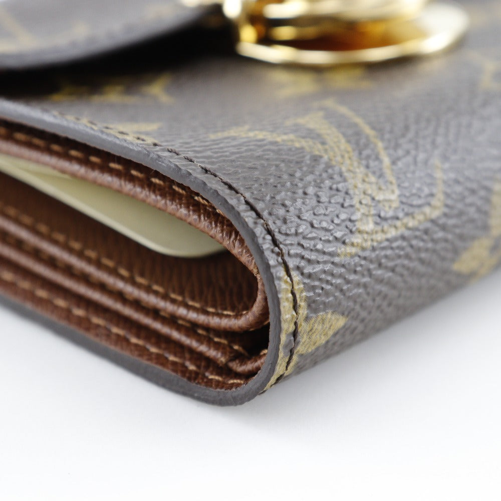 LOUIS VUITTON Bifold Wallet M58013 Monogram canvas Brown Portefeuille and Koala Women