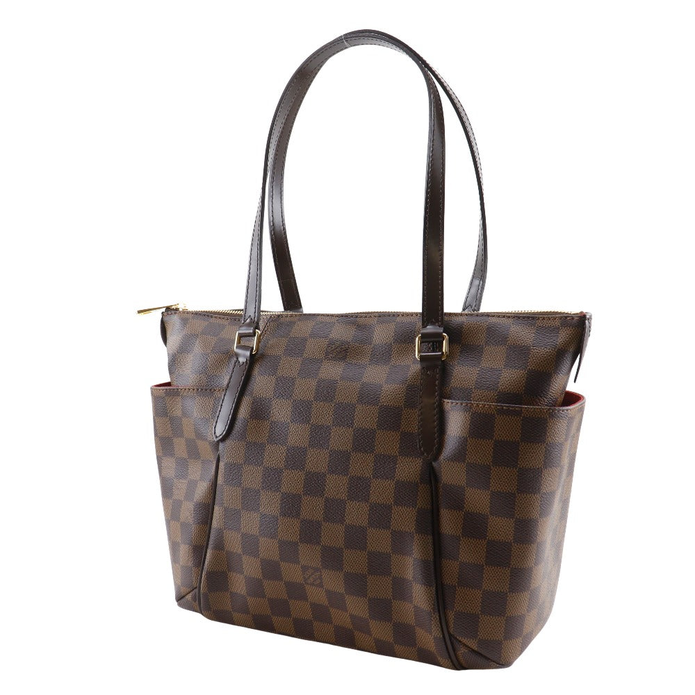 LOUIS VUITTON Tote Bag N41282 Damier canvas Brown Totally PM
