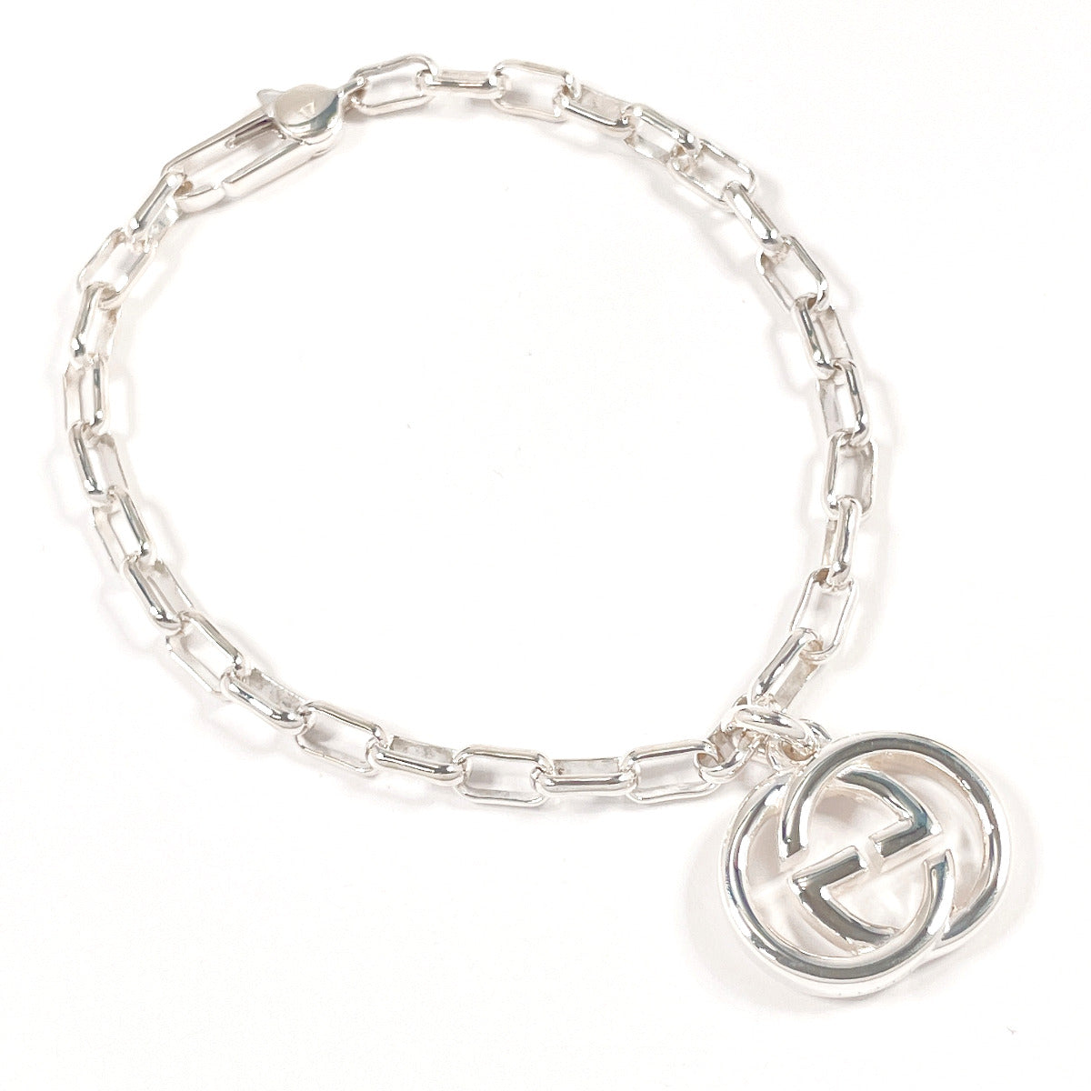 GUCCI bracelet Silver925 Silver Interlocking G