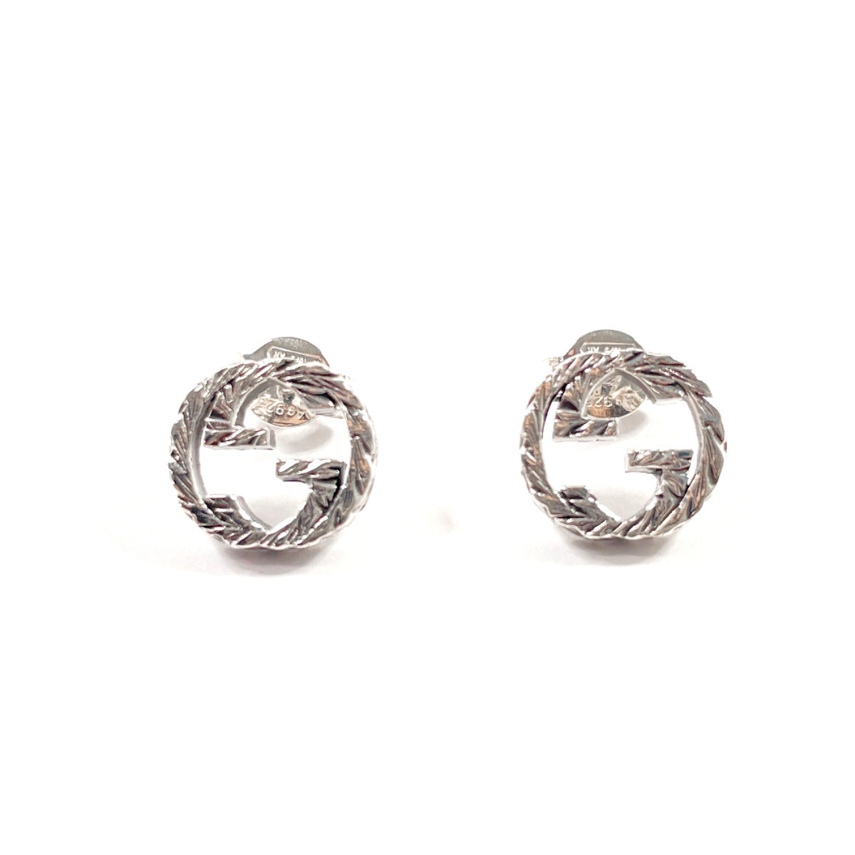 GUCCI Pierce 457109 J8400 0811 Silver925 Silver Interlocking G