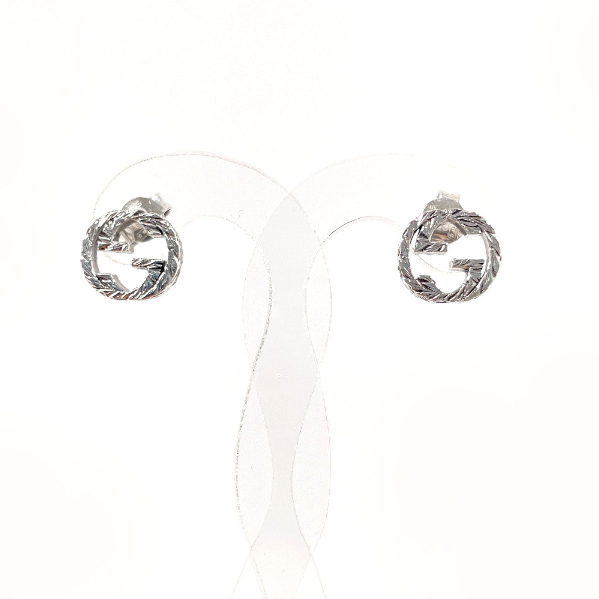 GUCCI Pierce 457109 J8400 0811 Silver925 Silver Interlocking G