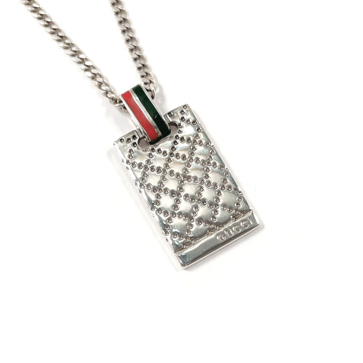 GUCCI Necklace Silver925 Silver Sherry line Diamante