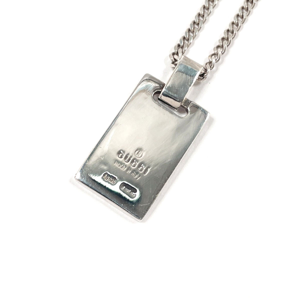 GUCCI Necklace Silver925 Silver Sherry line Diamante
