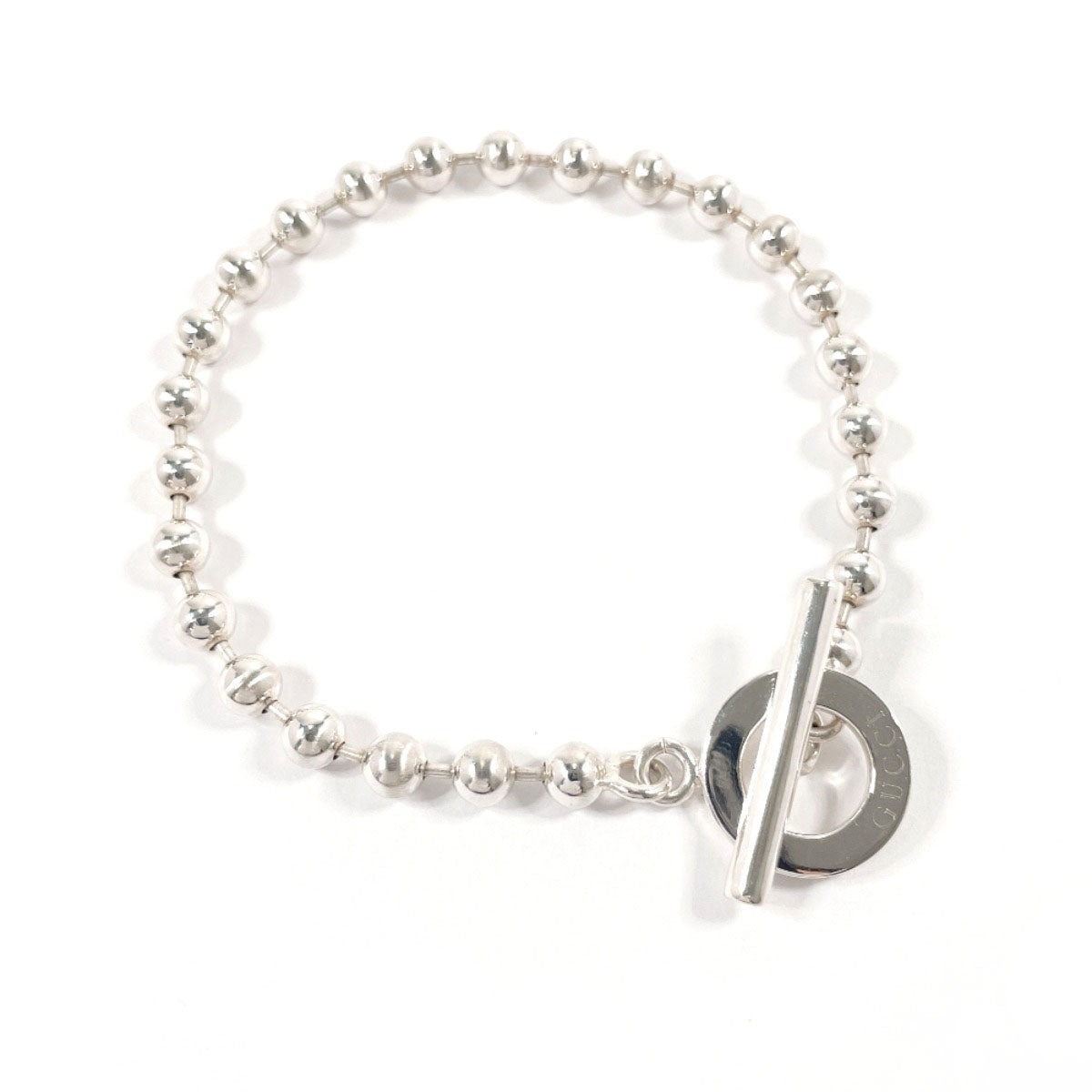 GUCCI bracelet Silver925 Silver Ball chain 19