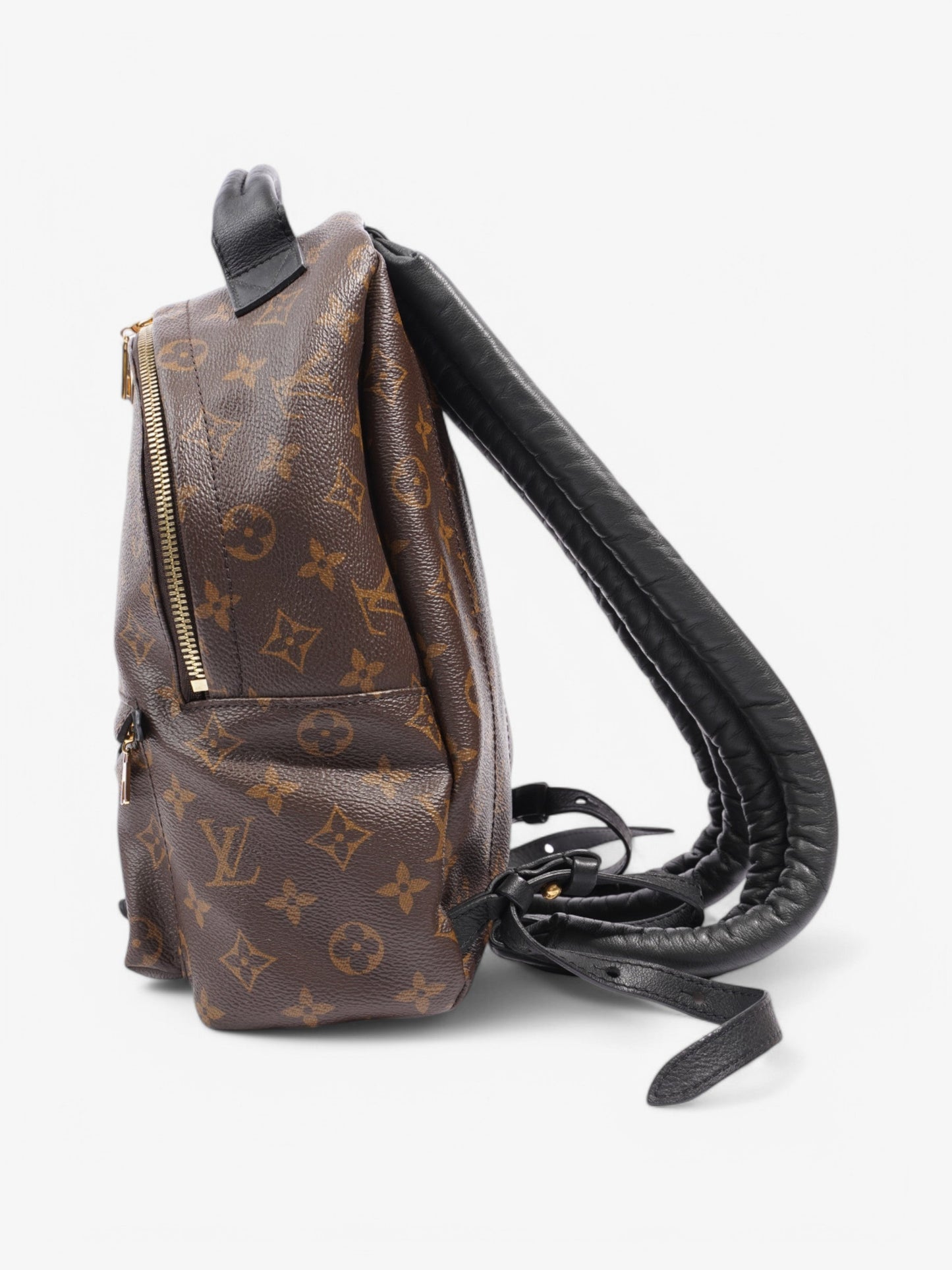 Louis Vuitton Palm Springs Monogram / Black Coated Canvas Medium