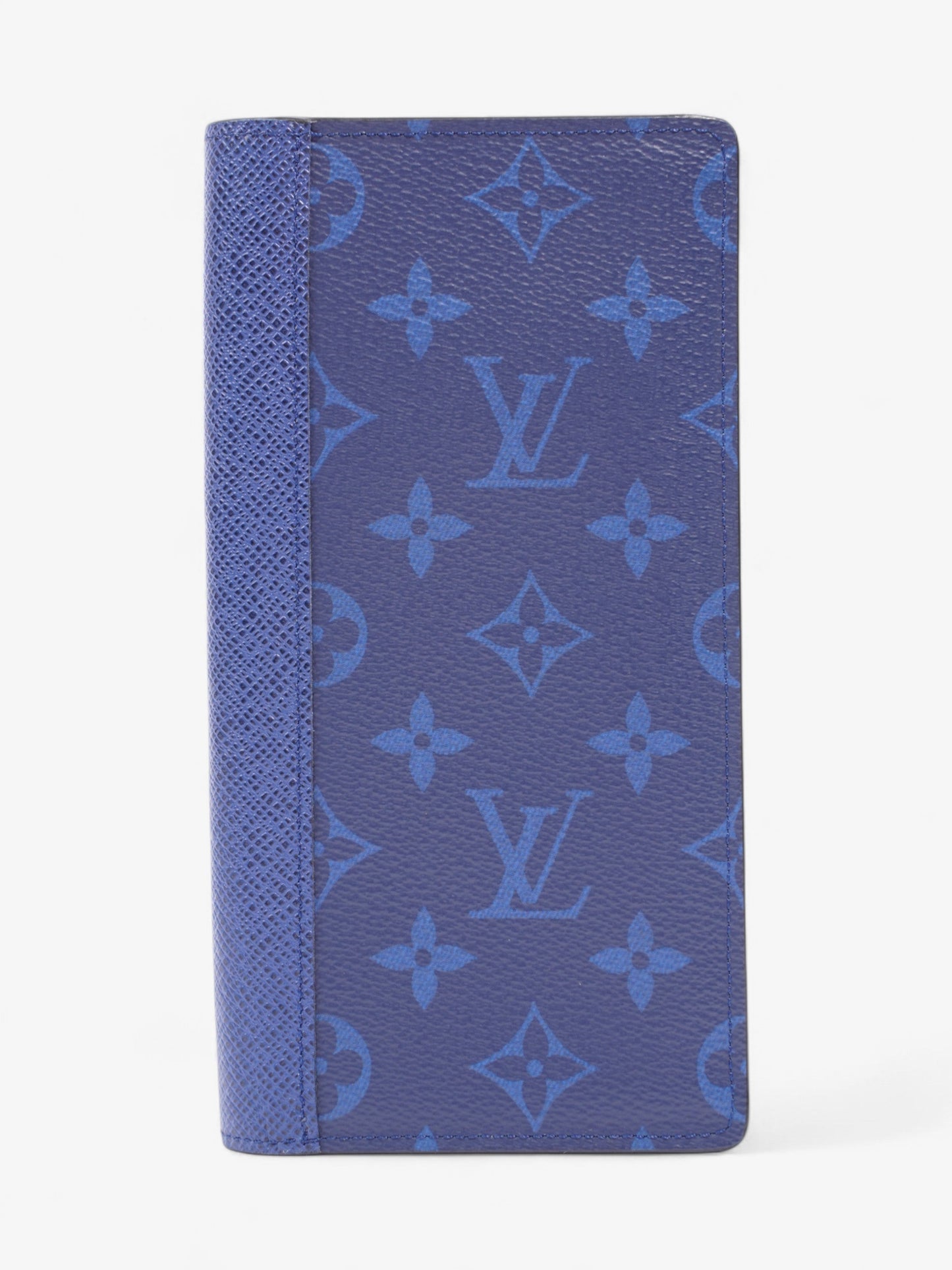 Louis Vuitton Lama Portefeuille Brazza Cobalt Leather