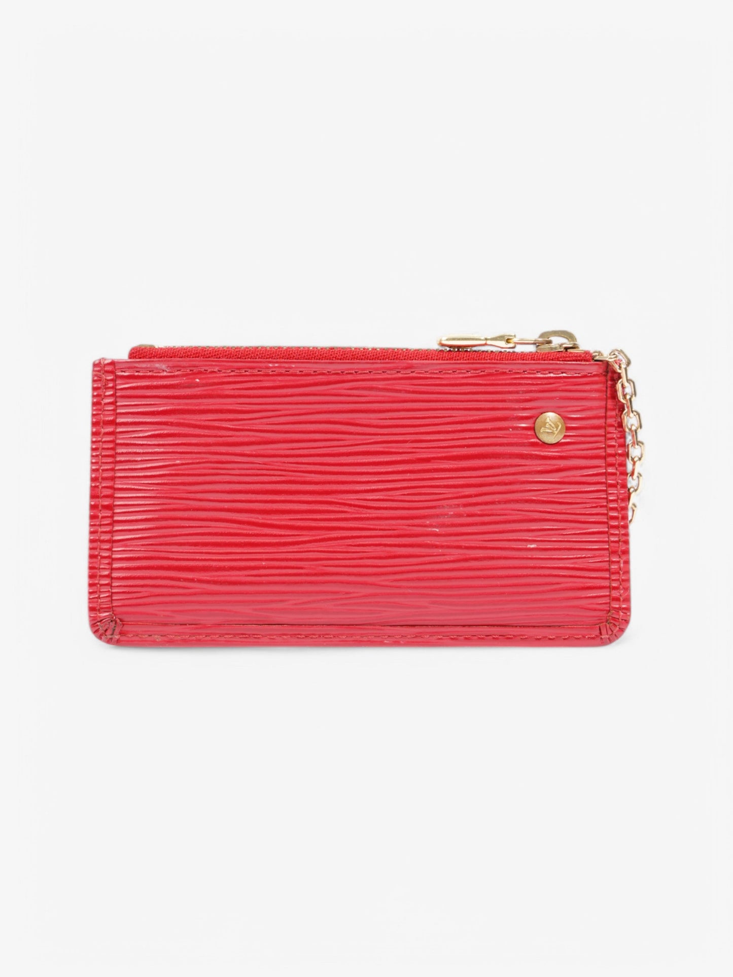 Louis Vuitton LV Coin Purse Red Epi Leather