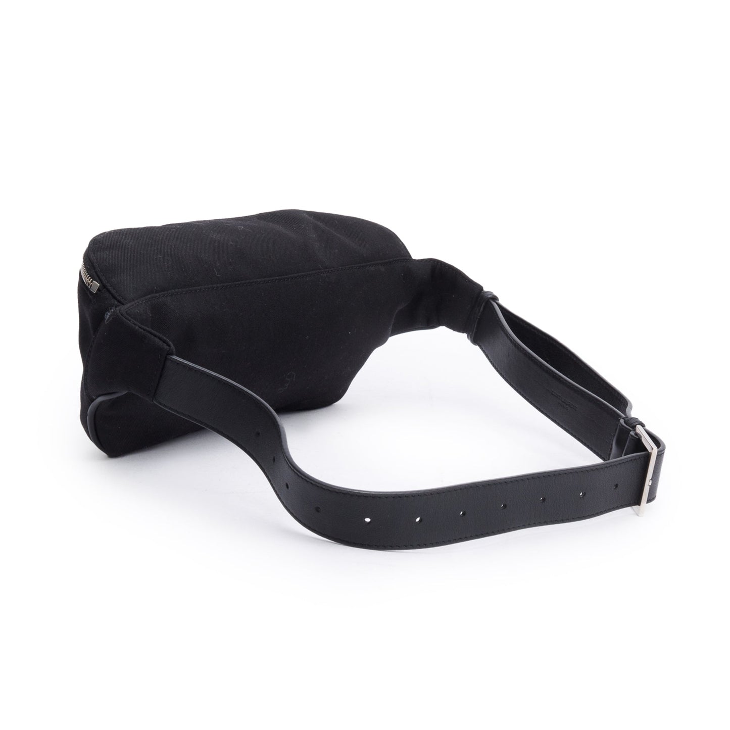 Saint Laurent 2020 Black Canvas Classic Crossbody Belt Bag Bag