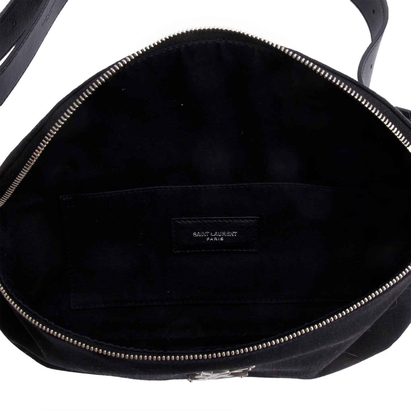 Saint Laurent 2020 Black Canvas Classic Crossbody Belt Bag Bag