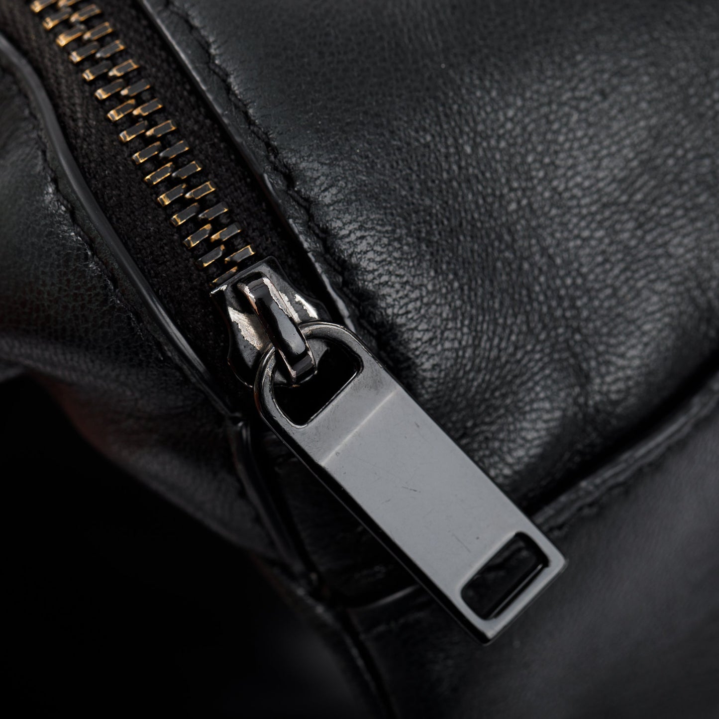 Saint Laurent 2020 Black Lambskin Cassandre Classic Crossbody Belt Bag
