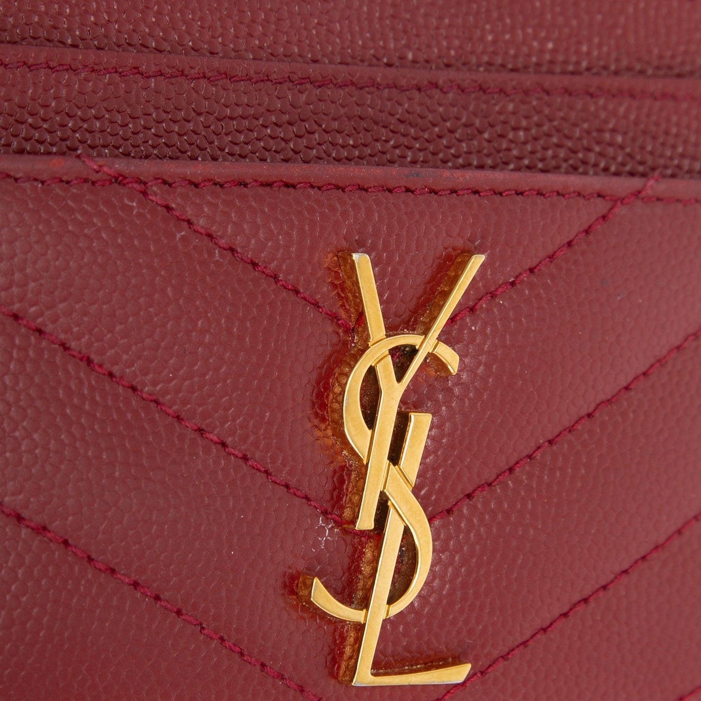 Saint Laurent 2020 Cassandre Matelasse Card Case