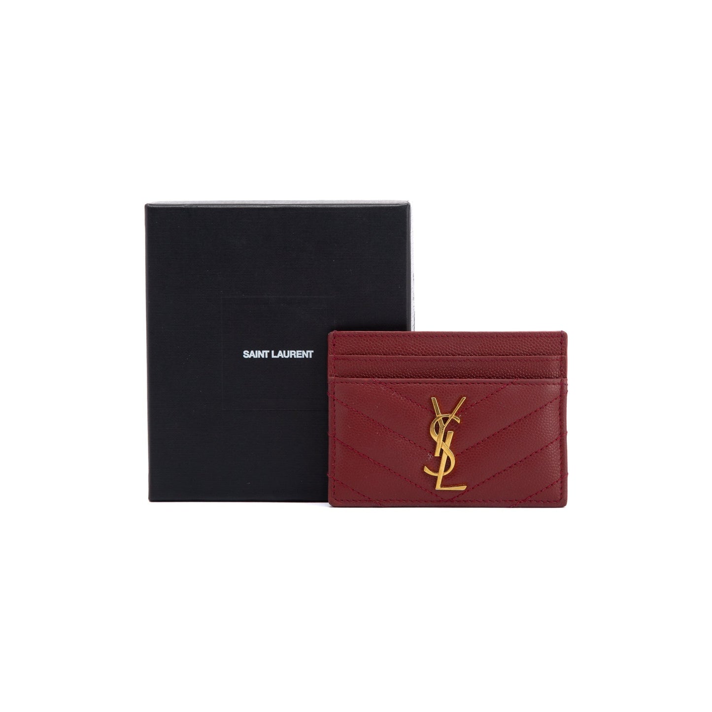 Saint Laurent 2020 Cassandre Matelasse Card Case