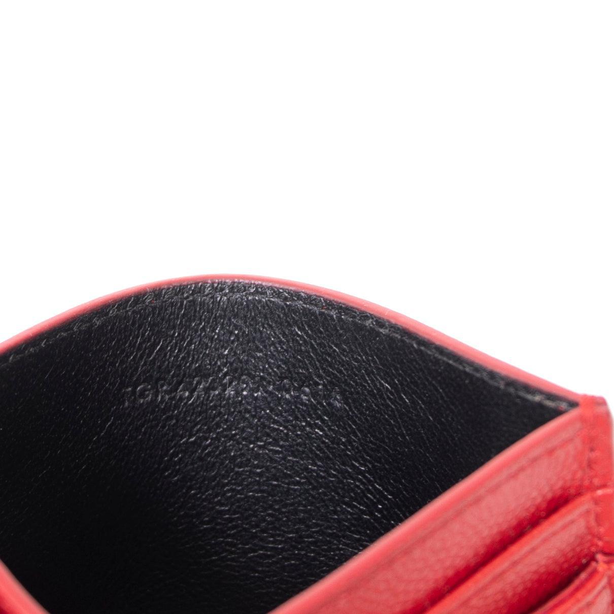 Saint Laurent 2020 Monogram Leather Card Holder