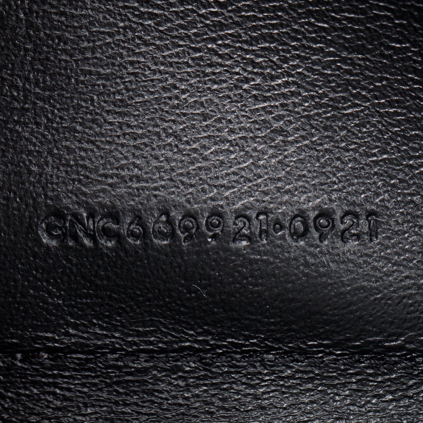 Saint Laurent 2021 Black Calfksin Leather Monogram Chain Wallet