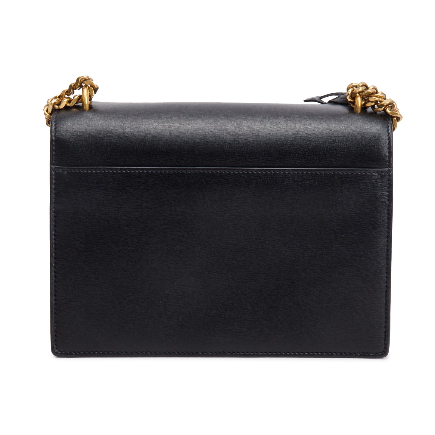 Saint Laurent 2021 Black Calfskin Leather Medium Sunset Shoulder Bag
