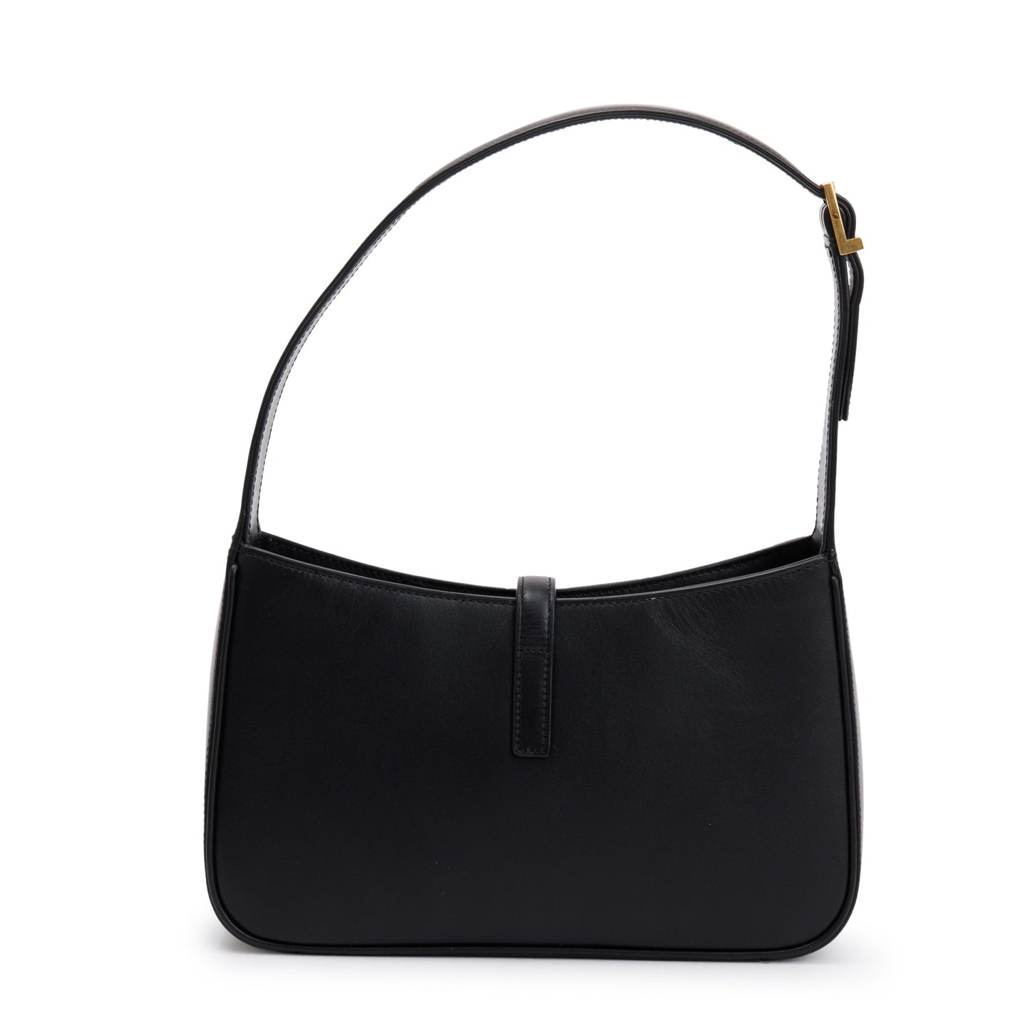 Saint Laurent 2021 Black Smooth Calfskin Leather Le 5 a 7 Hobo Bag