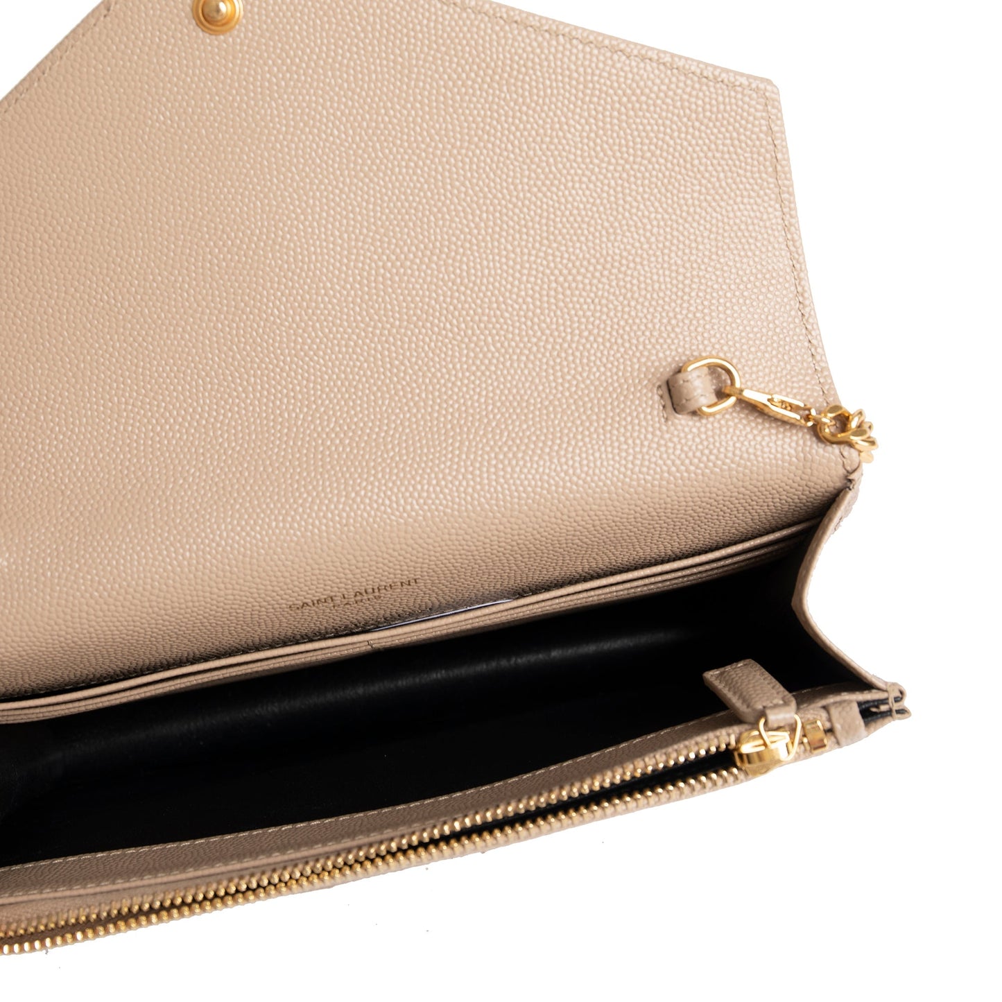 Saint Laurent 2021 Cassandre Envelope Chain Wallet