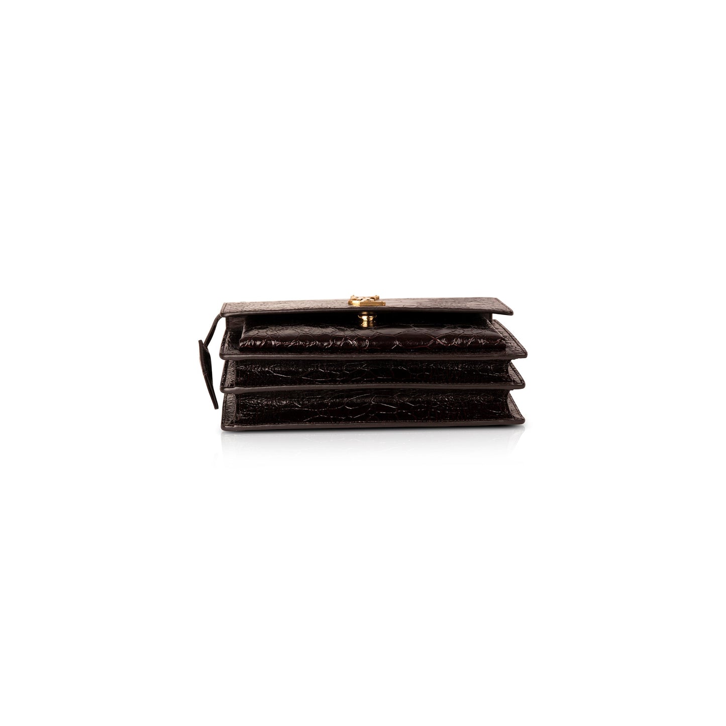 Saint Laurent 2021 Medium Scale-Embossed Sunset Bag