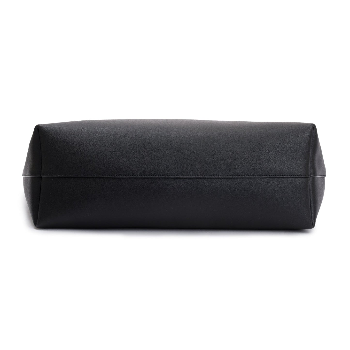 Saint Laurent 2022 Black Calfskin Leather Large E/W Shopping Tote