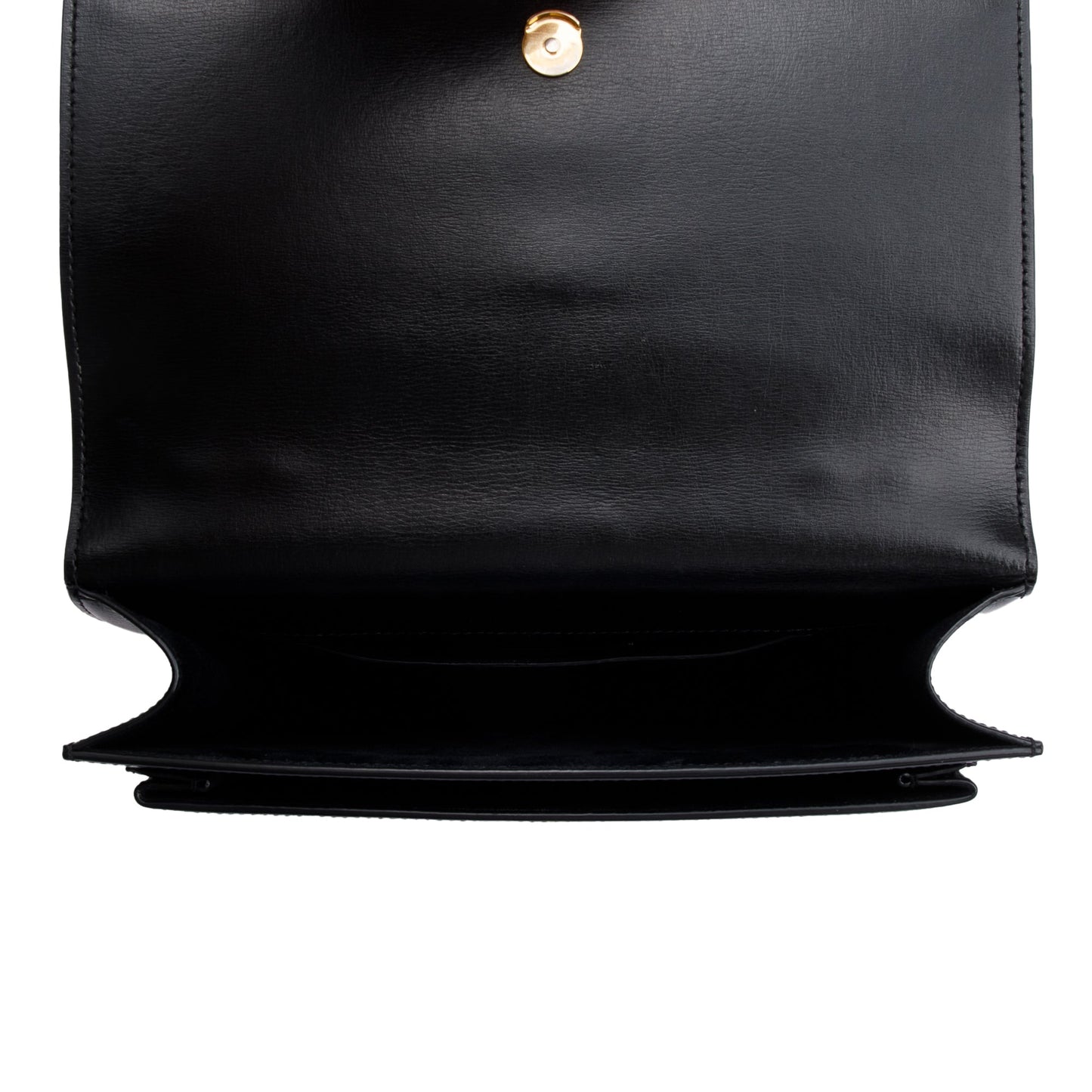 Saint Laurent 2022 Black Calfskin Leather Medium Sunset Handle Bag